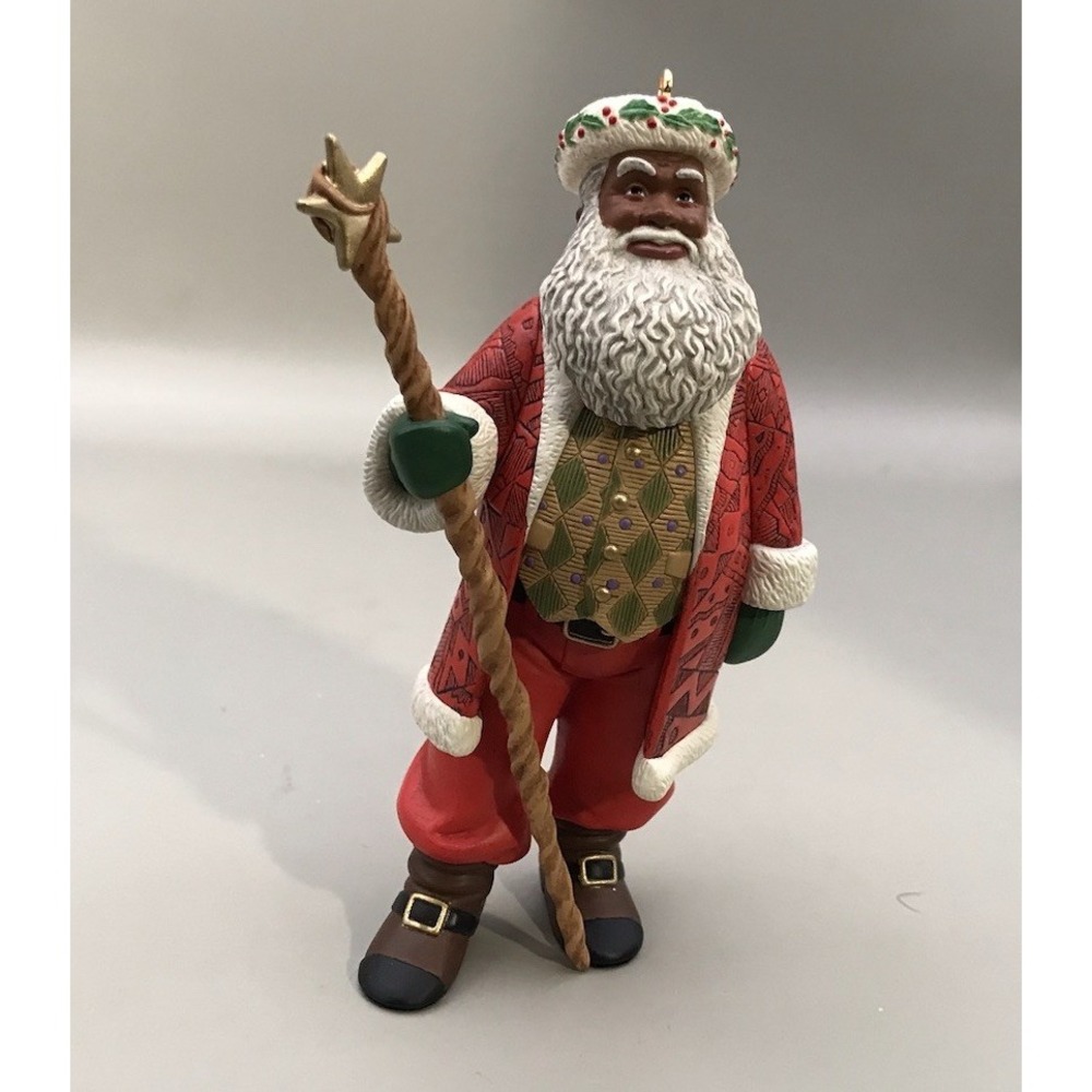 Hallmark Keepsake Ornament‎ "Joyful Santa" Collector's Series #3  2001